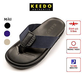 Dép kẹp nam quai dù cao cấp KEEDO KD00103 Full Box