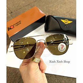 Kính râm Cơn Ao P Mắt Thủy tinh cao cấp - Công nghệ Polarized chống chói lóa bảo vệ mắt