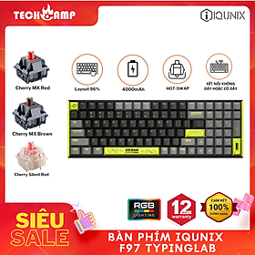 Mua Bàn phím cơ IQUNIX F97 Typinglab Wireless - Hàng chính hãng