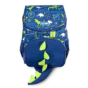 Ba Lô Hoodie Khủng Long Siêu Đẳng Có Nón - Clever Hippo BD3109/BLUE