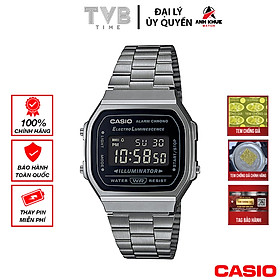 Đồng hồ unisex dây kim loại Casio Standard chính hãng Anh Khuê A168WGG-1BDF