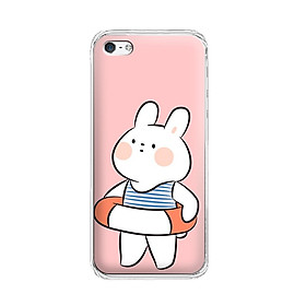 Ốp lưng dẻo cho điện thoại Iphone 5/5S - 01010 7903 RABBIT01 - Hàng Chính Hãng