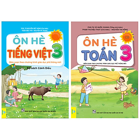 Sách - Bộ 2 cuốn Ôn Hè Toán + Tiếng Việt Lớp 3 Cánh Diều - ndbooks