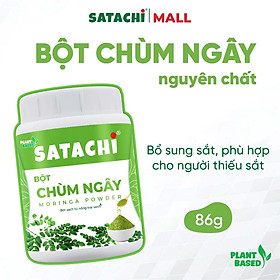 Bột Chùm Ngây Nguyên Chất SATACHI – 100% lá chùm ngây tự nhiên, không đường – Hộp 86g & 318g