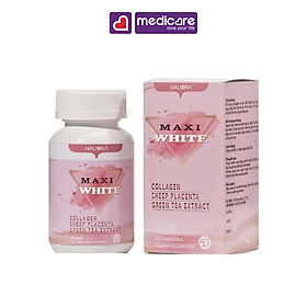 Viên uống Hauora Maxi white giúp bổ sung collagen giúp da sáng mịn Hộp 30 viên