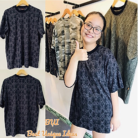 Áo thun unisex tay lỡ nam nữ form rộng, cổ tròn, oversize, cotton co giãn 4 chiều, họa tiết đa dạng, thoải mái khi mặc hàng ngày