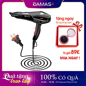 Máy Sấy Tóc Damas JT-3366 - Chính hãng (Sử dụng cho gia đình, tiệm cắt uốn tóc, khách sạn, nhà nghỉ)