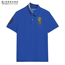 Áo Thun Có Cổ Nam Sư Tử 3D Lion Polo Giordano 01011222