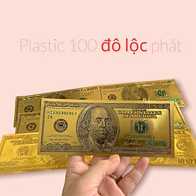 Mua Tiền Plastic 100 đô seri 68688686 lộc phát 1 mặt
