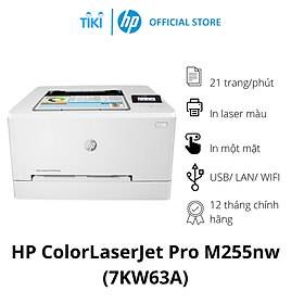 Máy in laser màu HP Color LaserJet Pro M255nw (7KW63A) - Hàng chính hãng