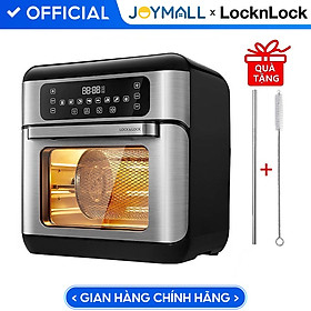 Mua Lò Chiên Nướng Sấy Chân Không Điện Tử Lock&Lock EJF291BLK 10L - Hàng Chính Hãng  Dung Tích Lớn  Cửa Có Thể Tháo Rời Để Vệ Sinh  Tặng Kèm Ống Hút Và Cọ Rửa