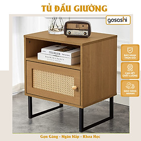 Mua Kệ Tủ Đầu Giường Chân Sắt 1 Ngăn Kéo Phong Cách Hiện Đại Mẫu Mới Nhất 2024 Dễ Dàng Lắp Đặt Đơn Giản Mà Tinh Tế