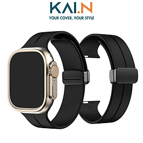 Dây Đeo Thay Thế Silicone Dành Cho Apple Watch Ultra / Apple Watch Series 1-8/SE/SE2022, Kai.N SPORT MAGNECTIC - Hàng Chính Hãng