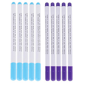10 Pieces Water Erasable Pens Tailor Vanishing Marker Water Soluble Pen