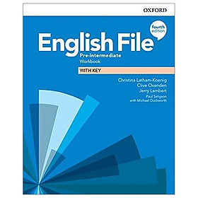 [Download Sách] English File 4th Edition: Pre-Intermediate: Workbook With Key