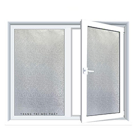 Mua Giấy Decal Dán Kính 3D hình Đá Trắng T075 dán mờ kính cửa sổ nhà tắm khổ 90x100cm