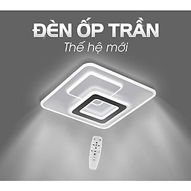 Mua Đèn ốp trần thông minh loại đèn trần phòng khách  phòng ngủ  đèn led trang trí đổi màu với 3 chế độ có điều khiển từ xa