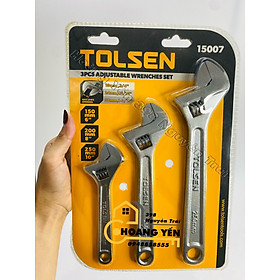 Mua Bộ 3 Mỏ Lết Cán Trơn Tolsen 15007 (6  -8  -10  )