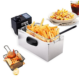 Mua BẾP CHIÊN NHÚNG  BẾP CHIÊN 220V_2500W CHIÊN GÀ RÁN  KHOAI TÂY... - 4 LÍT