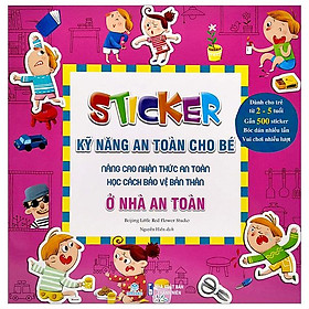 Stickers Kỹ Năng An Toàn Cho Bé - Ở Nhà An Toàn