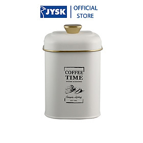 Mua Hộp đựng cà phê | JYSK Hagfors | thép sơn tĩnh điện | trắng | R11xS11xC17cm
