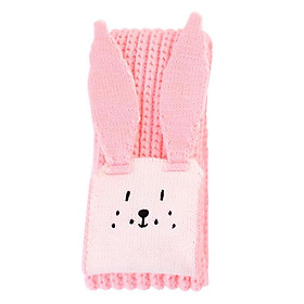 Baby Kids Boys Girls Autumn Winter Collar Rabbit Scarf Neck Warm Knitted Scarves
