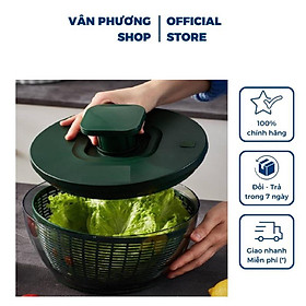 Mua Rổ quay rau  dụng cụ quay rau Vân Phương Shop ZB68 dành cho tín đồ thích ăn rau sống