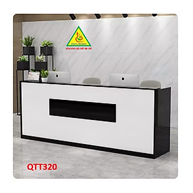 Mua Quầy lễ tân công ty  quầy thu ngân  bàn dịch vụ thương mại đơn giản và hiện đại  QTT320