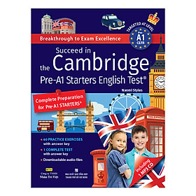 Hình ảnh Succeed In The Cambridge Pre-A1 Starters English Test (Kèm CD Hoặc File MP3)