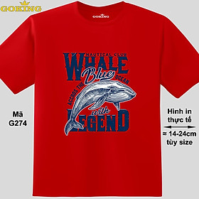WHALE, mã G274. Hãy tỏa sáng như kim cương, qua chiếc áo thun Goking siêu hot cho nam nữ trẻ em, áo phông cặp đôi, gia đình, đội nhóm