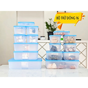 BỘ 16 HỘP TRỮ ĐÔNG TUPPERWARE Freezermate