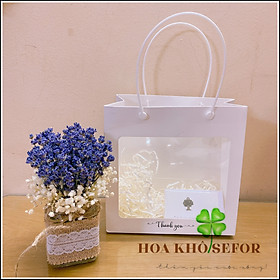 Mua Lọ hoa Lavender & túi quà tặng - Hoa khô Oải Hương