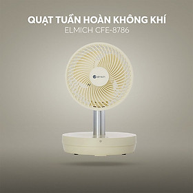 Mua Quạt sạc tuần hoàn không khí Elmich CFE-8786  dung lượng pin lớn  hoạt động liên tục tới 10h  tạo nên luồng gió mạnh   di chuyển linh hoạt 90° theo chiều ngang tạo luồng gió đa chiều  làm mát nhanh  dễ chịu - Hàng chính hãng