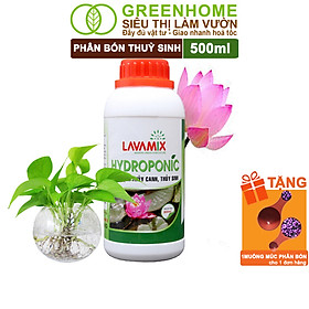 Mua Dung Dịch Thủy Canh Greenhome  Lavamix  Chai 100ml  Phân Bón Cây Thuỷ Sinh  Hoa Sen  An Toàn Cho Cá  Tép Cảnh