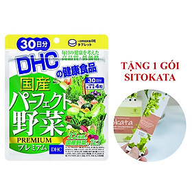 Viên uống DHC Rau Củ Quả Tổng hợp Premium 30 Ngày (Tặng 1 Gói Bột Cần Tây Sitokata)