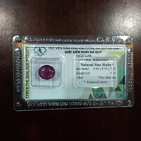 Mua Viên đá Ruby sao thiên nhiên kiểm định AIGD_HA-RB00069_165