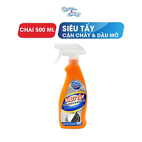 Tẩy xong nồi Tẩy dầu mỡ đa năng Clara chai 500ml