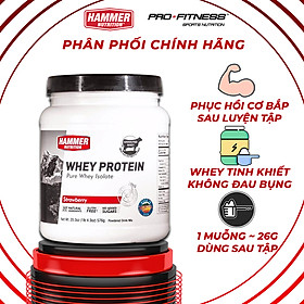 Sữa Whey Protein Hammer Nutrition 24 serving - Whey Isolate duy trì và phục hồi cơ nhanh chóng