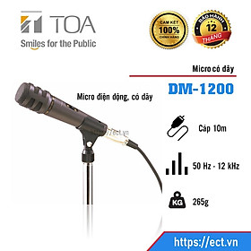 Mua Micro thông báo có dây  phát biểu cho hội trường  hội nghị TOA DM-1200
