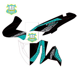 Mua Tem rời vario 2017 xanh đen 30126