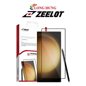 Dán màn hình cường lực Full viền Zeelot SOLIDsleek 2.5D dành cho Samsung Galaxy S24 Ultra - Hàng chính hãng