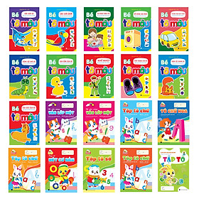 Combo 20 cuốn - Bé Tô màu - Luyện chữ (Mầm non - Chuẩn bị vào lớp 1)