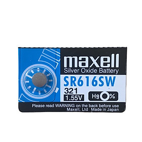 Pin Nhật Maxell SR616SW / SR616 / 321 Chính Hãng 1 Viên