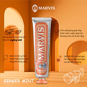 Kem Đánh Răng Marvis Toothpaste - Trắng răng và thơm miệng