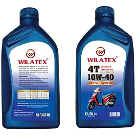 Nhớt xe máy WILATEX 4T 10W40 MB 800ml