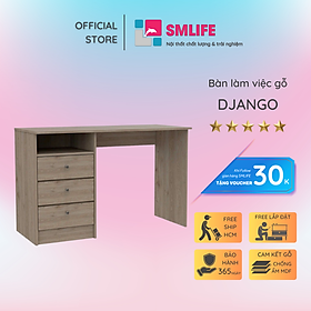 Mua Bàn máy tính gỗ công nghiệp cao cấp SMLIFE Django