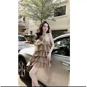 SET BỘ CỔ YẾM ĐÍNH HOA NHIỀU TẦNG KẾT HỢP QUẦN ĐÙI