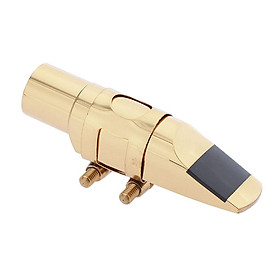 Soprano Saxophone Mouthpiece Kit with Ligature and Cap Brass