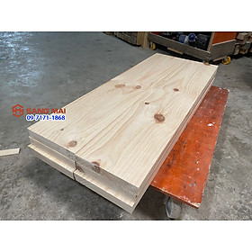 [MS11] Tấm gỗ thông mặt rộng 24cm x dày 4,2cm x dài 120cm + láng mịn 4 mặt