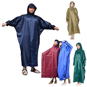 Mua Áo Mưa Vải Dù 1m4 Không Xẻ Tà 2 Bên Hông Chống Thấm Cao Cấp